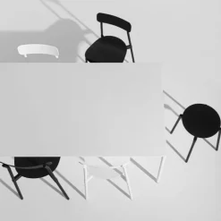 Tabouret Fromme - noir