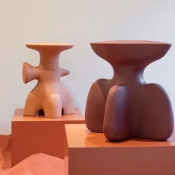 Tabouret/ Guéridon Archeo