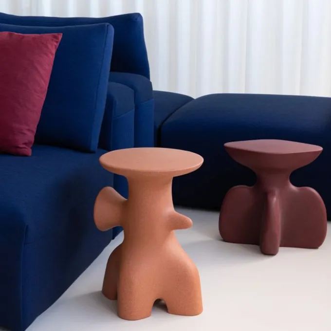 Tabouret/ Guéridon Archeo