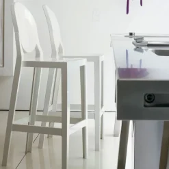 Tabouret One More 65 cm - Blanc (Outlet)