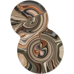 Tapis Liquid Layers organique