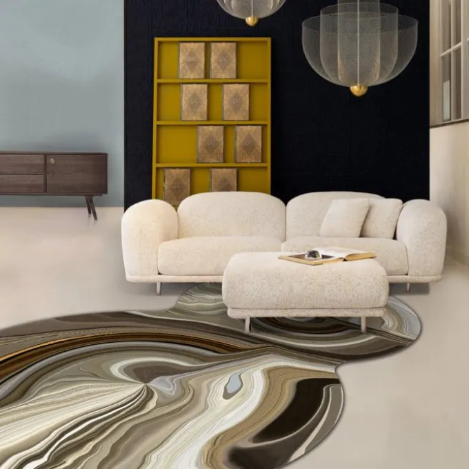 Tapis Liquid Layers organique