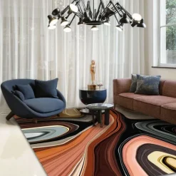 Tapis Liquid Layers rectangulaire