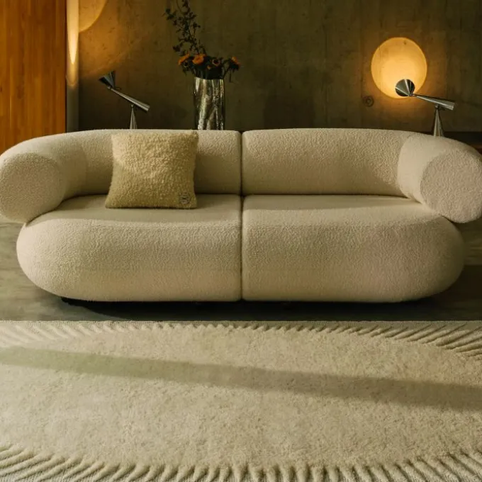 Tapis naturel Edgy - New Zealand wool