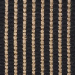 Tapis noir Line - New Zealand Wool