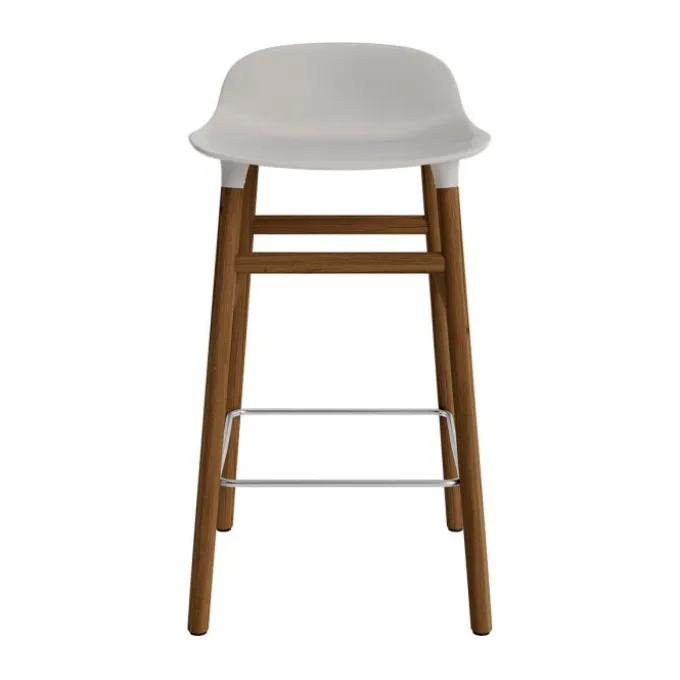 Tarouret de bar Form pieds en noyer