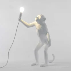 The Monkey Lamp Standing blanc - Indoor