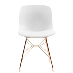 Troy Chaise - pieds fils d'acier