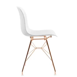 Troy Chaise - pieds fils d'acier