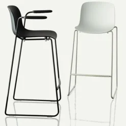Troy tabouret sledge - Lot de 2