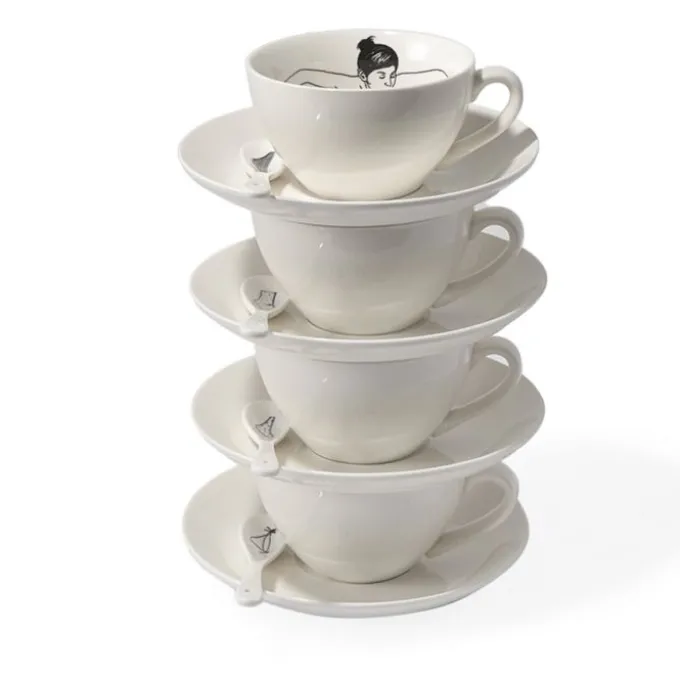 Undressed Teacups - Lot de 4