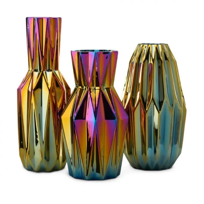 Vase Oily Folds
