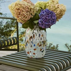 Vases Splash - Col Roulé Point Blanc