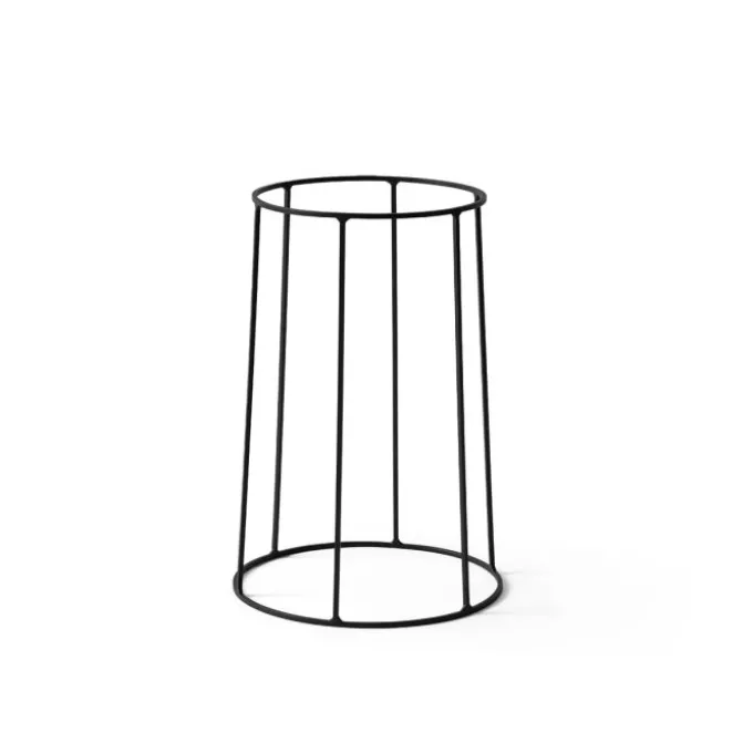 Wire base socle pour pot noir H60 cm